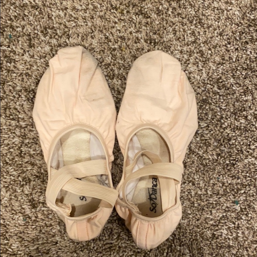 SoDanca SD16 Pink Ballet Flats